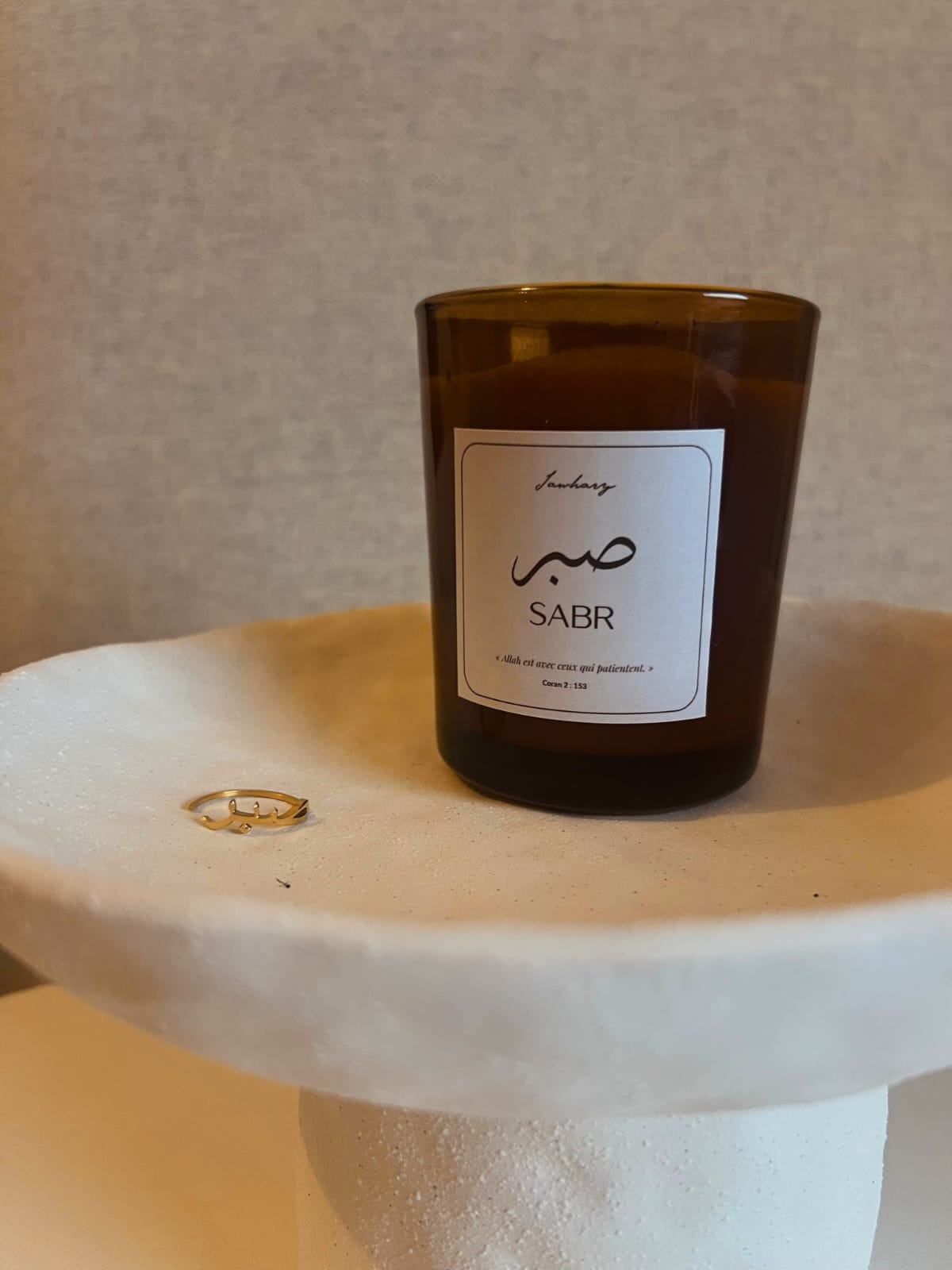 Bougie SABR – Coton Velours